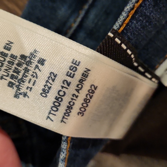 ❤️ NWOT!  7 FOR ALL MANKIND ADRIEN SLIM TAPER JEANS, 36 - Picture 12 of 14